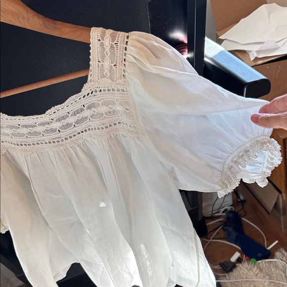 Doen White Lace Blouse - Picture 5 of 16